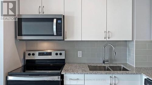 1409 - 3220 Sheppard Avenue E, Toronto, ON - Indoor Photo Showing Kitchen With Double Sink With Upgraded Kitchen