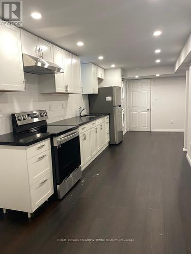 Lower - 3966 Arbourview Terrace, Mississauga, ON - Indoor Photo Showing Kitchen With Stainless Steel Kitchen