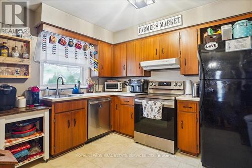 391 East 16Th Street, Hamilton, ON - Indoor Photo Showing Kitchen With Double Sink