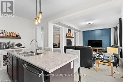 119 Brigham Avenue, Hamilton, ON - Indoor Photo Showing Kitchen With Double Sink