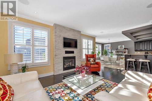 700 Beaudelaire Drive, Ottawa, ON - Indoor Photo Showing Living Room With Fireplace