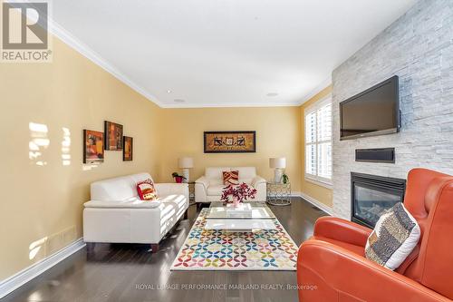 700 Beaudelaire Drive, Ottawa, ON - Indoor Photo Showing Living Room With Fireplace