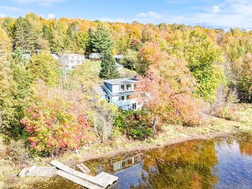 Aerial photo - 227 Route Du Lac-Rond N., Montcalm, QC - Outdoor With Body Of Water With View