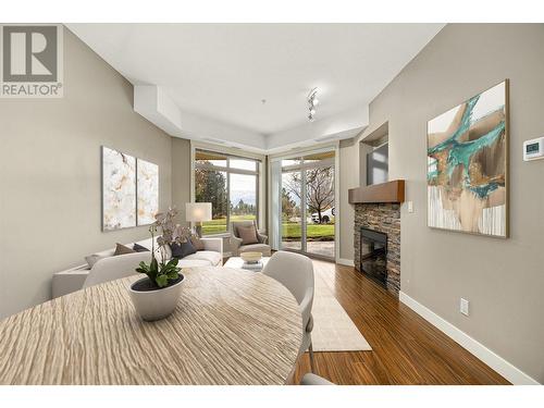 3521 Carrington Road Unit# 114, West Kelowna, BC - Indoor Photo Showing Other Room With Fireplace