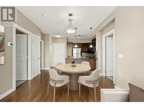 DIN Virtually Staged - 3521 Carrington Road Unit# 114, West Kelowna, BC - Indoor Photo Showing Dining Room