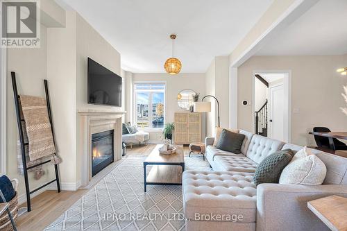 174 Moody Drive, Vaughan, ON - Indoor Photo Showing Living Room With Fireplace