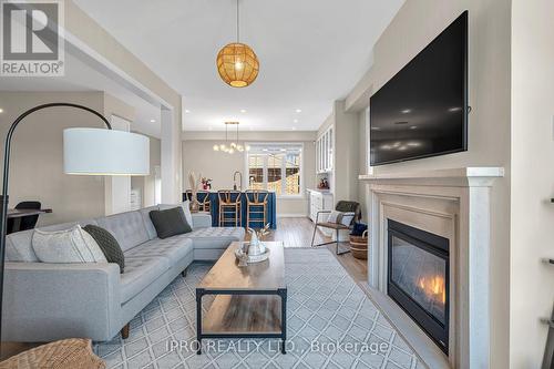 174 Moody Drive, Vaughan, ON - Indoor Photo Showing Living Room With Fireplace