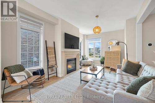 174 Moody Drive, Vaughan, ON - Indoor Photo Showing Living Room With Fireplace