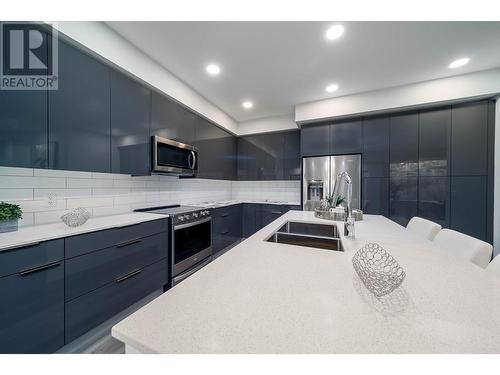 3781 Astoria Drive, West Kelowna, BC - Indoor Photo Showing Kitchen With Double Sink With Upgraded Kitchen