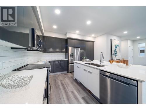 3781 Astoria Drive, West Kelowna, BC - Indoor Photo Showing Kitchen With Double Sink With Upgraded Kitchen