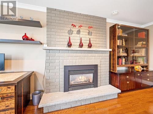 29 Bayhampton Crescent, Vaughan, ON - Indoor Photo Showing Living Room With Fireplace