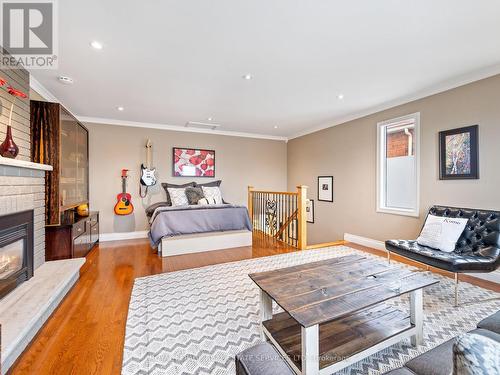 29 Bayhampton Crescent, Vaughan, ON - Indoor Photo Showing Living Room With Fireplace