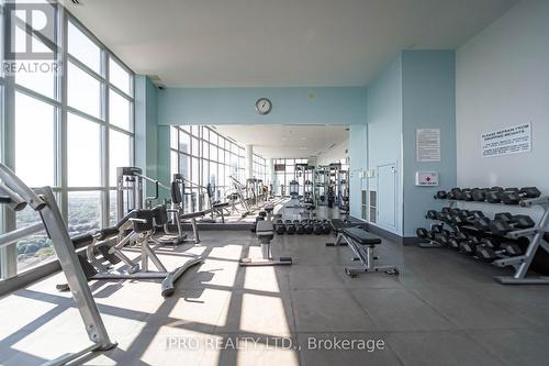 1821 - 165 Legion Road, Toronto, ON - Indoor Photo Showing Gym Room