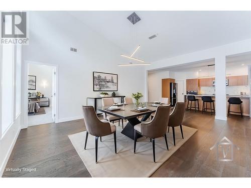 virtually staged - 1130 Sun Peaks Road Unit# 500, Sun Peaks, BC - Indoor Photo Showing Dining Room