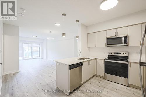 304 - 1475 Whites Road, Pickering, ON - Indoor Photo Showing Kitchen With Stainless Steel Kitchen With Double Sink With Upgraded Kitchen