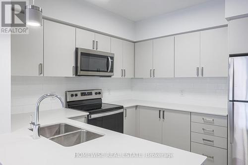 304 - 1475 Whites Road, Pickering, ON - Indoor Photo Showing Kitchen With Stainless Steel Kitchen With Double Sink With Upgraded Kitchen