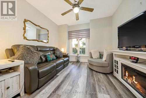 16 Case Street, Hamilton, ON - Indoor Photo Showing Living Room With Fireplace