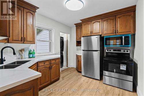 69 Roxborough Avenue, Hamilton, ON - Indoor Photo Showing Kitchen With Stainless Steel Kitchen With Double Sink