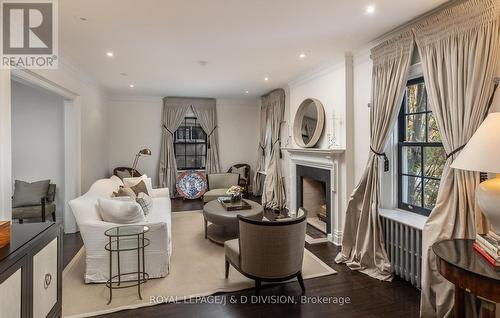 15 Killarney Road, Toronto, ON - Indoor Photo Showing Living Room With Fireplace