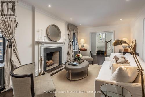 15 Killarney Road, Toronto, ON - Indoor Photo Showing Living Room With Fireplace