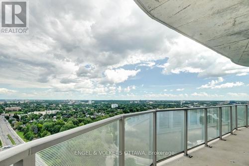 2607 - 805 Carling Avenue, Ottawa, ON - Outdoor With Balcony With View