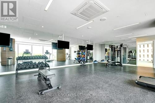 2607 - 805 Carling Avenue, Ottawa, ON - Indoor Photo Showing Gym Room