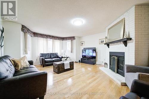 6195 Ford Road W, Mississauga, ON - Indoor Photo Showing Living Room With Fireplace