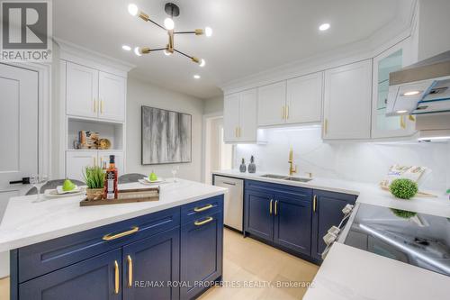 222 Victoria Street N, Woodstock, ON - Indoor Photo Showing Kitchen With Double Sink With Upgraded Kitchen