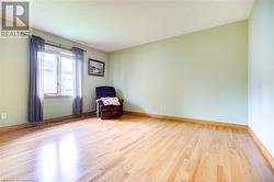 Unfurnished room with light wood-type flooring - 