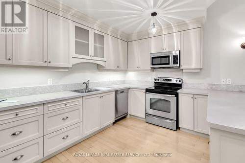 3Rd Flr - 113 Chaplin Crescent, Toronto, ON - Indoor Photo Showing Kitchen With Double Sink