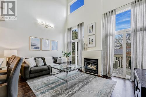 631 Beresford Avenue, Toronto, ON - Indoor Photo Showing Living Room With Fireplace