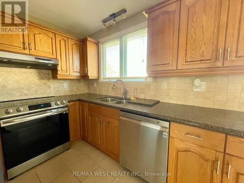 4 Geneva Crescent, Brampton, ON - Indoor Photo Showing Kitchen With Double Sink