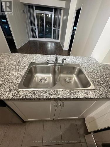 703 - 339 Rathburn Road W, Mississauga, ON - Indoor Photo Showing Kitchen With Double Sink