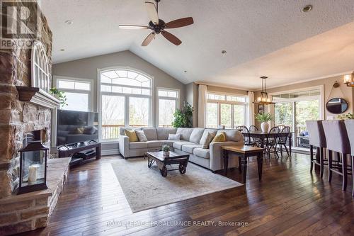 4992 County Road 1, Prince Edward County (Hillier), ON - Indoor Photo Showing Living Room With Fireplace