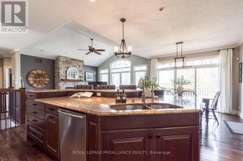 4992 County Road 1, Prince Edward County (Hillier), ON - Indoor Photo Showing Kitchen With Double Sink