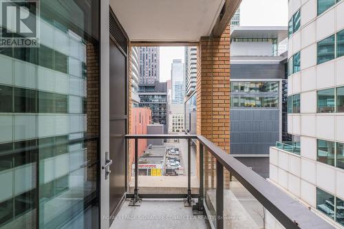 609 - 8 Widmer Street, Toronto, ON - Outdoor With Balcony With Exterior