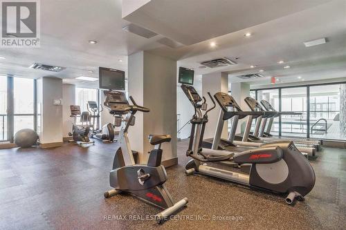 1705 - 3985 Grand Park Drive, Mississauga, ON - Indoor Photo Showing Gym Room