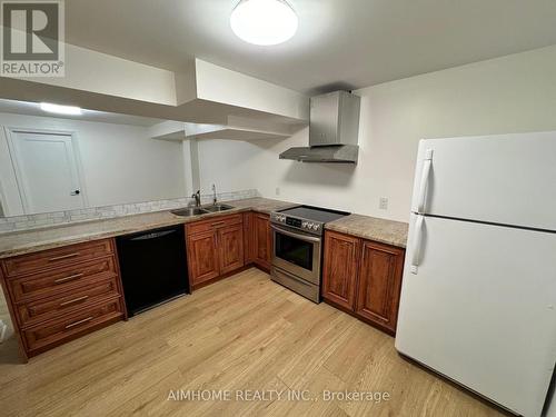 Bsmt 56 Crystal Drive, Richmond Hill, ON - Indoor Photo Showing Kitchen With Double Sink