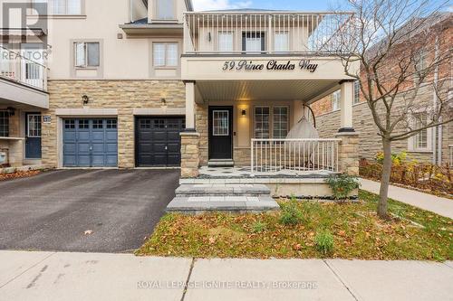 59 Prince Charles Way, Markham, ON - Outdoor With Balcony With Facade