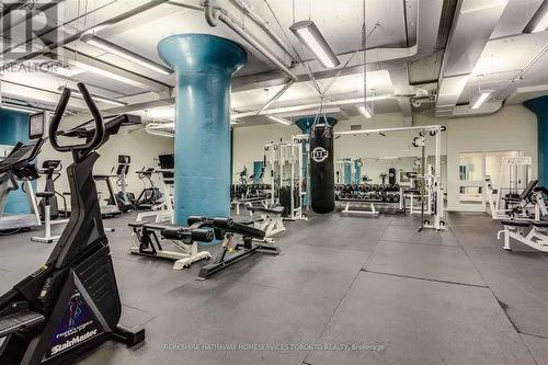 655 - 155 Dalhousie Street, Toronto, ON - Indoor Photo Showing Gym Room