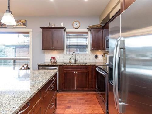 203-201 Nursery Hill Dr, View Royal, BC - Indoor Photo Showing Kitchen With Upgraded Kitchen