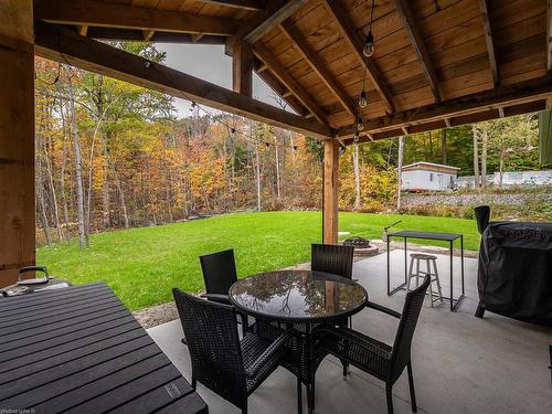 Backyard - 1840 Rue Papillon, Sainte-Julienne, QC - Outdoor With Deck Patio Veranda With Exterior