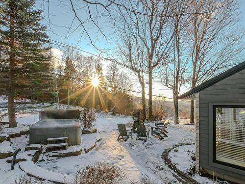 Backyard - 161  - C Rue Montcalm, Bromont, QC - Outdoor With View