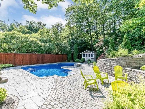 37 Mayfair Dr, Barrie, ON - Outdoor With In Ground Pool