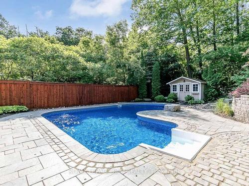 37 Mayfair Dr, Barrie, ON - Outdoor With In Ground Pool With Deck Patio Veranda With Backyard