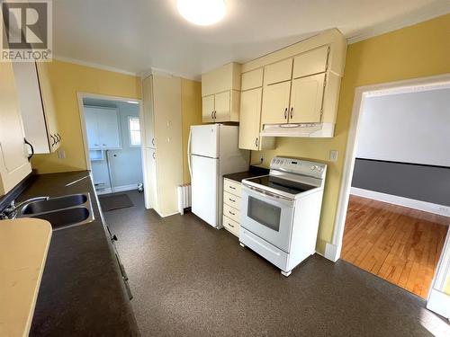 18 Junction Road, Grand Falls-Windsor, NL - Indoor Photo Showing Kitchen With Double Sink