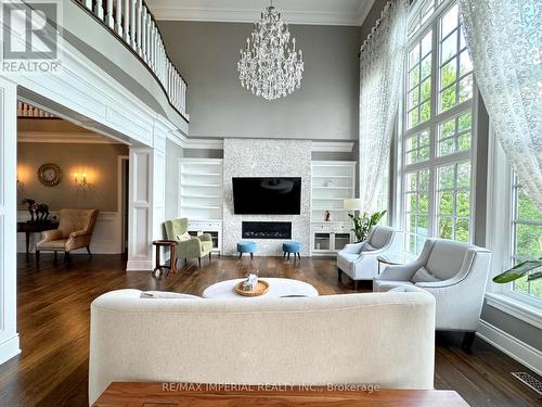 190 Angus Glen Boulevard, Markham, ON - Indoor Photo Showing Living Room With Fireplace