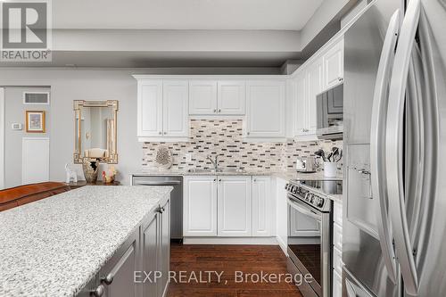 906 - 170 Water Street N, Cambridge, ON - Indoor Photo Showing Kitchen With Stainless Steel Kitchen With Double Sink With Upgraded Kitchen