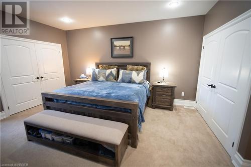 View of carpeted bedroom - 748 Coursol Road, Sturgeon Falls, ON - Indoor Photo Showing Bedroom