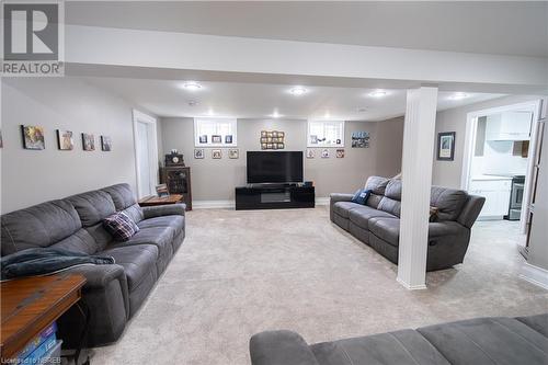 View of carpeted living room - 748 Coursol Road, Sturgeon Falls, ON - Indoor